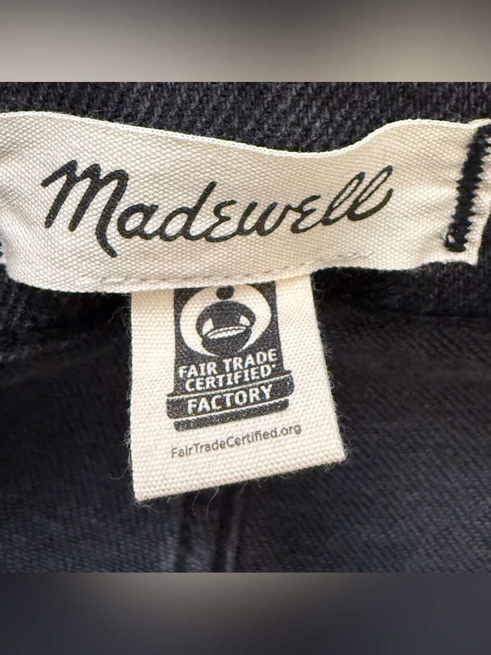 Madewell High Rise Skinny Jeans Women 33 Black Magic Pockets Stretch NWOT - Picture 9 of 11